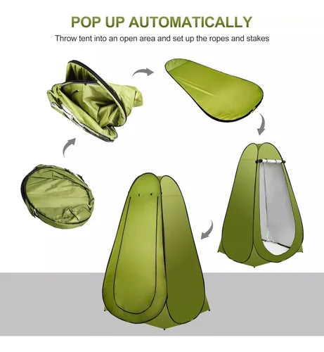 Carpa Ducha Plegable, Tienda Baño, Carpa Camping Portátil