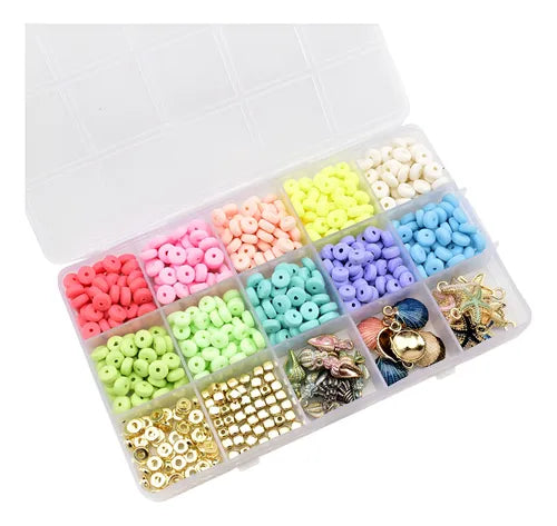 Kit Piezas Accesorios Fabricación Para Pulseras