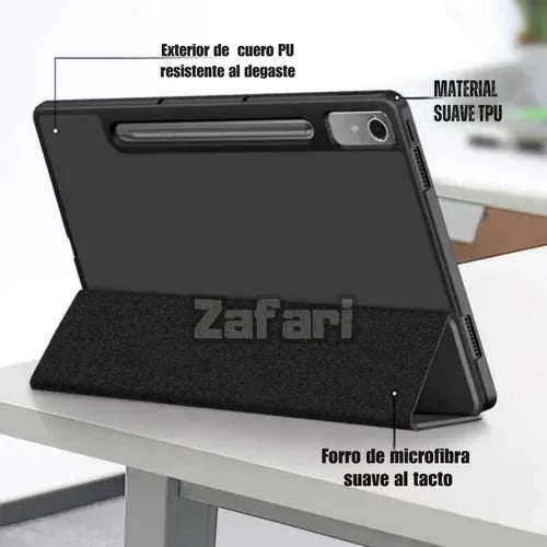 Funda Soporte Estuche Lenovo P12 Tab 12.7 Antigolpes Tpu Negro