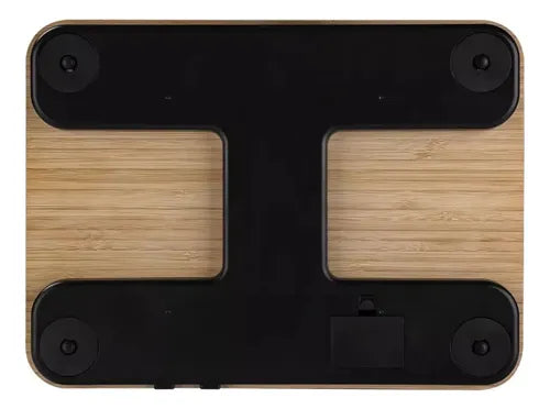 Báscula De Cocina Digital De Bambú Capacidad 15 Kg Balanza