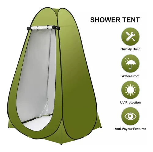 Carpa Ducha Plegable, Tienda Baño, Carpa Camping Portátil