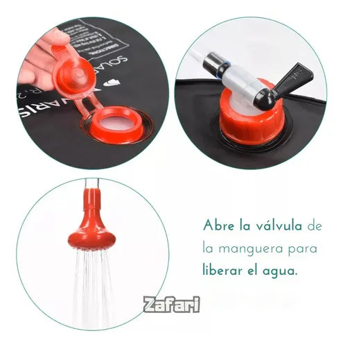 Bolsa De Ducha Portátil Solar Omug 20l Para Camping Y Exteri