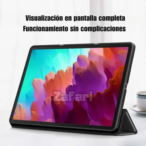 Funda Soporte Estuche Lenovo P12 Tab 12.7 Antigolpes Tpu Negro