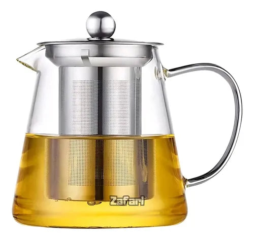 Hervidor Tetera Vidrio Con Colador Para Té