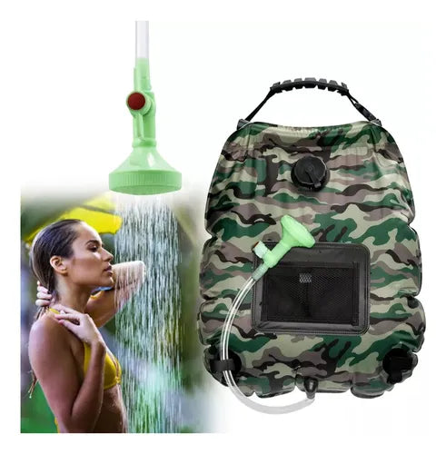 Bolsa De Ducha Portátil Solar Omug 20l Para Camping Y Exteri