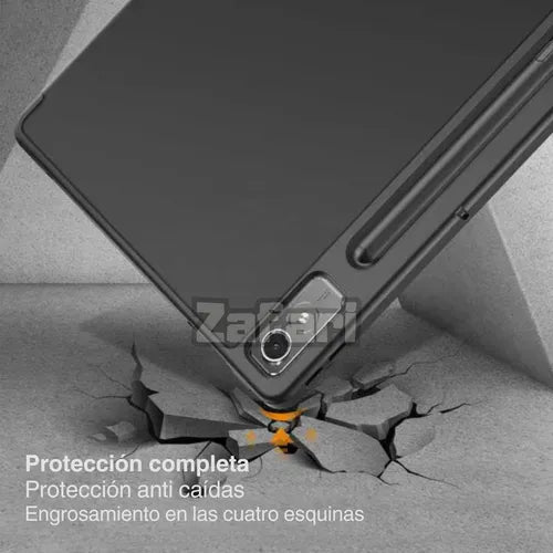 Funda Soporte Estuche Lenovo P12 Tab 12.7 Antigolpes Tpu Negro