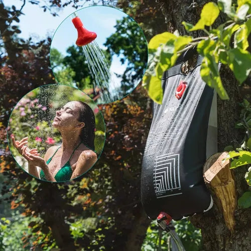 Bolsa De Ducha Portátil Solar Omug 20l Para Camping Y Exteri