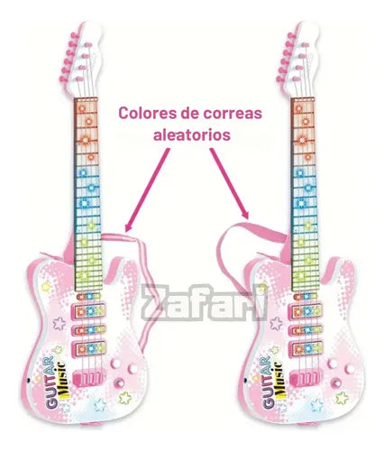 Guitarra Infantil Eléctrica Multifuncional Con Microfono