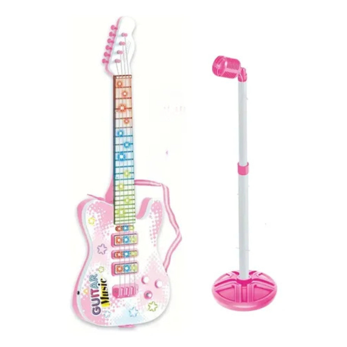 Guitarra Infantil Eléctrica Multifuncional Con Microfono