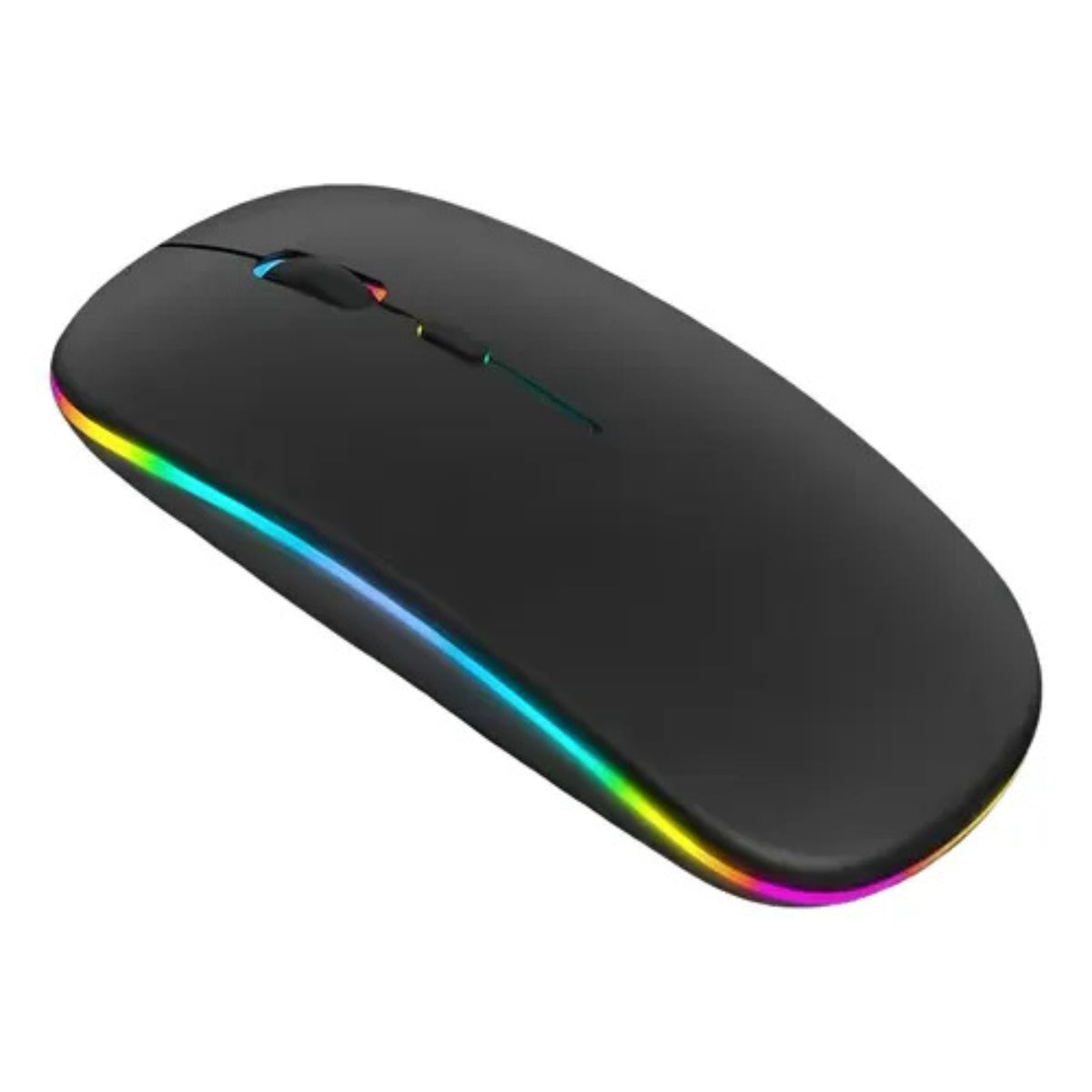 Ratón Inalámbrico Recargable Bluetooth Universal Negro
