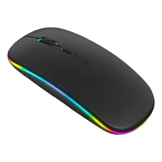 Ratón Inalámbrico Recargable Bluetooth Universal Negro