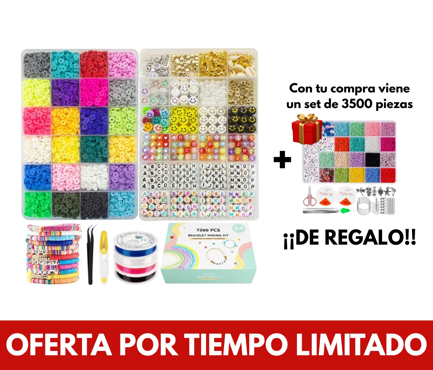 Set De Fabricación De Pulseras (7200 Piezas)