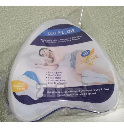 Almohada De Apoyo Para Piernas Con Forma Ortopédica Y Cómoda